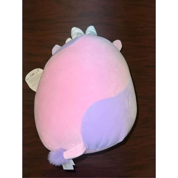 NWT Patty Pink Purple Cow 11 Inch Easter Squishmallows Plush - Picture 3 of 6